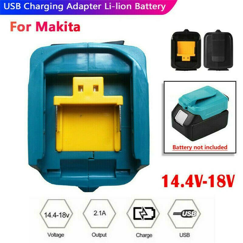 USB Power Charger Adapter Converter for MAKITA 14-18V Li-ion Battery