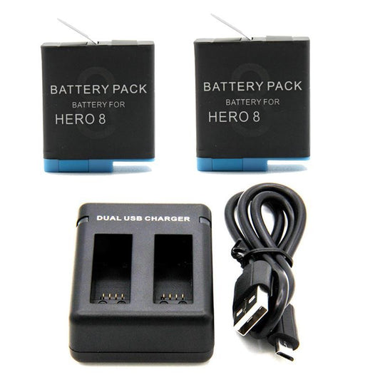 For GoPro HERO 8 Battery and Charger Combo